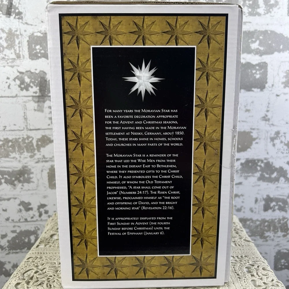 MORAVIAN STAR Advent & Christmas 21